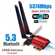 WiFi 6 PCIe WiFi Card for Desktop PC Dual Band Wireless With Bluetooth