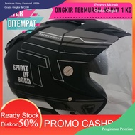 HELM MOTOR SNI - Helm Motor Double Kaca Visor MotoGP - Doff Kualitas Setara Helm Motor KYT INK GM WT