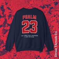 Christian Sweatshirt Psalm 23 Divine Threads Co