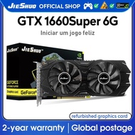 1 JIESHUO GTX1660 Super 6Gb Gaming Graphics Card Nvidia Gtx 1660 Super 6Gb Video Gtx1660s 1660S Graphics Card Gpu GTX 1660S Gaming