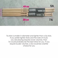 Yamaha Drumsticks 5A 7A Oak Maple for Professional Drumming