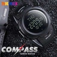50M Waterproof Wristwatches Men Digital Outdoor World Time DST  Compass