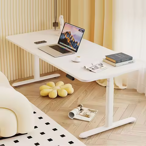 Modern Simple Electric Lifting Desk Intelligent Lifting Office Computer Desk Sit And Stand Alternati