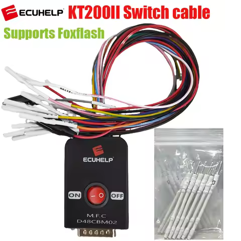 ECUHELP KT200II Switch Cable for ECUHELP KT200 KT200II OBD2 ECU Programmer Tool Car Truck via OBD / 