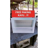Bv 40X60 Kawat Luar Boven Kaca Zig Zag Ventilasi Bouvenli +Kawat Nyamuk Free Paking Kayu Ventilasi K