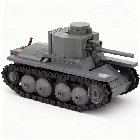 265pcs MOC Ww2 Panzer 38 T 1 45 Scale System Model Building Blocks Display Education Creative Birthd