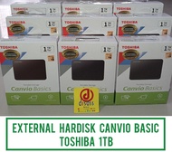 EXTERNAL HARDISK CANVIO BASIC TOSHIBA 1TB-Disass Jogja