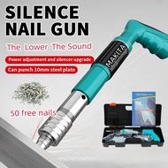 【Free 120 Nails GIFT】MAKITA Nail Gun Power Tool Tacker Nail Punch Gun Manual Steel Rivet Gun Set Con