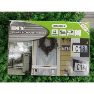 Solar LED House Number