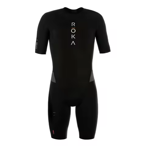 ROKA Triathlon Suit Men Short Sleeve Cycling Jersey Jumpsuit Triathlon Speedsuit Trisuit Ciclismo Ho