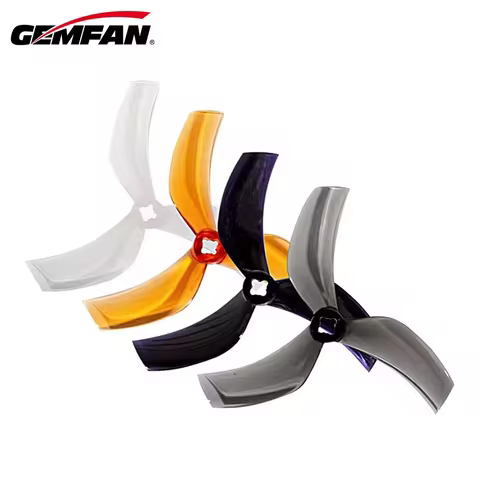 2pairs Gemfan D90 D90-3 3Blade 90mm 3.5inch Propeller M5 Hole Higher Efficiency for RC Freestyle Cin