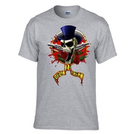 Guns N Roses Rock Music Grey T-Shirt -072_Grey