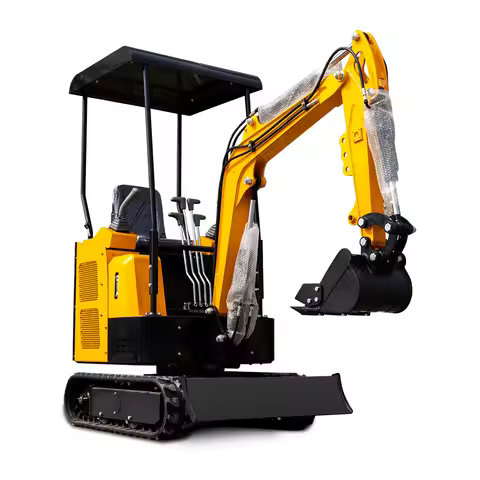 USA STOCK Mini Excavators 1.5 ton Mini Hydraulic Agricultural Digger for Garden Farm 1500 kg with Cr