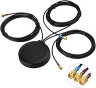 Bingfu 4G LTE MIMO Cellular GPS Adhesive Magnetic Mount Antenna for 4G LTE GPS Cradlepoint IBR900 IB