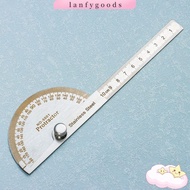 LANFYGOODSS Angle Finder Protractor Adjustable Stainless Steel Math Rotary