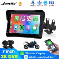 5/7 inch Portable Carplay Motorcycle DVR GPS Navigation IPX7 Waterproof LCD Display For Wireless Car