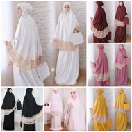 Jumbo mukena lace snail poison anjani mukena prada glitters princess