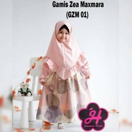 GZM - ZEA MAXMARA SYARI GIRLS' GAMIS SET BY LATEST HIJABJasmine
