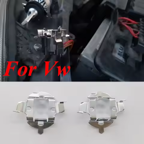 2*H7 HID Headlight Bulb Holders Adapter Base For Vw Passat B5 Riich G5 For BMW E60 5 Series H7 Bulb 