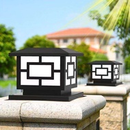 40cm Outdoor Waterproof Solar Post Light LED Gate Pillar Light IP65 Rating Retro Landscape Lamp Gard