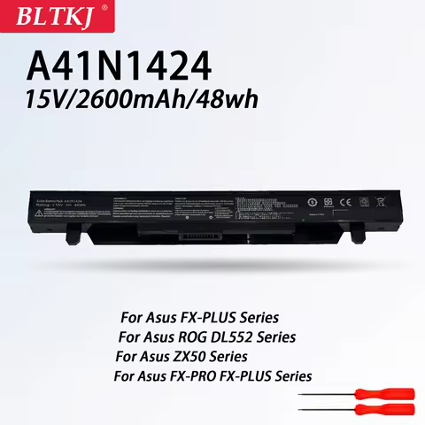 NEW A41N1424 Laptop Battery For ASUS ROG ZX50 ZX50J ZX50JX ZX50V ZX50VW GL552 GL552VW GL552J GL552JX