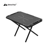 Shine Trip โต๊ะพับพกพา โต๊ะพับแค้มป์ปิ้ง Black Domain Camping Table น้ำหนักเบา