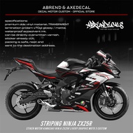ZX25R STRIPING GRAPHICS MOTO 3 CUSTOM VARIATIONDesign ZX25R STICKER/ STOCK DECAL