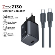 ZBOX Z130 TRAVEL CHARGER | TYPE C TO TYPE C | TYPE C TO LIGHTNING | FAST CHARGER