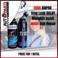 🚩GERMANY AC STOP LEAK🚩5 IN 1 CAR R134 DIY AIR COND STOP LEAK R134A COMPRESSOR OIL TREATMENT UV 85G TAMBAH GAS