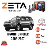 ไฟLED สำหรับ fortuner ปี 2005/2006/2007 หลอดไฟหน้า  LED Zeta Z6 สำหรับรถยนต์ มีไฟต่ำ/ไฟสูง/ไฟตัดหมอก