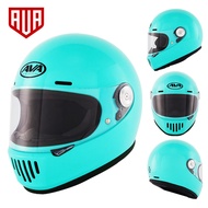 หมวกกันน็อคขี่มอเตอร์ไซค์วินเทจ AVA Dynasty Glass Steel น้ำหนักเบา Certified Body 3C Pattern Design 