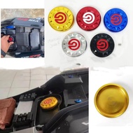 READY STOCK UNIVERSAL FUEL TANK CAP COVER PENUTUP TANGKI PETROL ALLOY