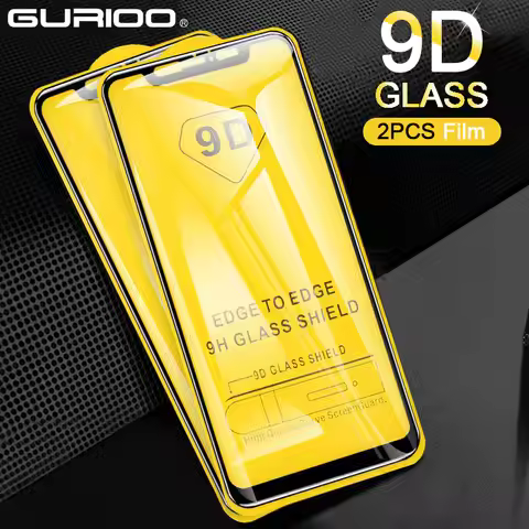 2PCS 9D Tempered Glass For Xiaomi Redmi 4X 5 Plus 5A 6A 7A 8A 9A 9C Note 6 7 8 8T 9 9S Pro Max K20 K