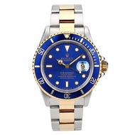 Rolex Rolex Submariner Type 16613 Gold Blue Automatic Mechanical Men's Watch Rear Configuration Aluminum Ring