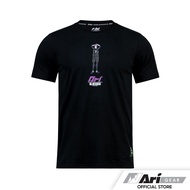 ARI X BLUE LOCK REO TEE - BLACK/PURPLE/WHITE  เสื้อยืด อาริ บลูล็อค เรโอ สีดำ