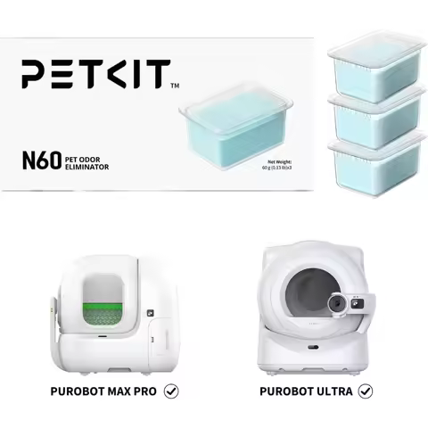 Petkit Pet Odor Eliminator N60 Exclusive for PUROBOT Ultra Self-Cleaning Cat Litter Box, Cat Toilet