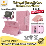 Samsung Tab A 8 A8 2019 T295 Tablet Casing Case Glitter Cover Magnet