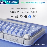 (Free Cushion)Tri-Mode K98M Wireless Mechanical Keyboard – AI Macro Key K98S Logitech