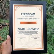 HITAM Frame 11R / A4 / FRAME 11R MINIMALIST SIZE A4 / FIGURA FRAME 11R A4 MINIMALIST COLOR BLACK FRA