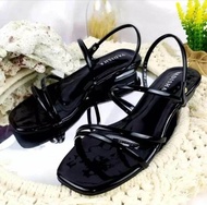 Sandal wanita Heels hak tahu 3 cm RIYANTY BIG SIZE