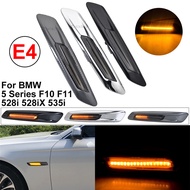 For BMW 5 Series F10 F11 528i 528iX 535i Dynamic LED Side Marker Lights Sequential Turn Signal Lamps