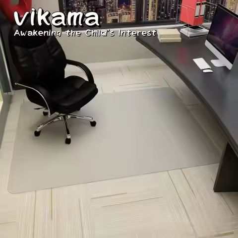 VIKAMA Floor-Specific Office Chair Mat Non-Slip Home Office & Study Floor Protector Durable Home Dec