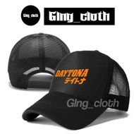 TRUCKER RACE LOGO RACING NET HAT AUTOMOTIVE TRUCKER NET HAT DAYTONA LOGO - GLNGCLOTH