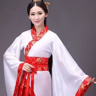 Hanfu dress women Hanfu top/gown skirt two-piece set double winding crooked dress Daily improved Hanfu Dsmyz8111