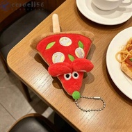 CORDELL 6pcs Pizza Mouse Keychain, Cartoon Keychain Combination Friendship Pizza Pendant, Tomato Plu