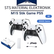 M15 PS5 Game Stick Console 20000 Game 4K 60fps HD Retro 2.4g Game Stick Wireless Gamepad PSP Gameboy