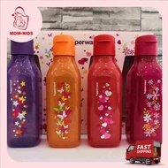 Tupperware 500ml Sparkle Square Eco Bottle Limited Gift Set Hadiah Colorful Air Liquid Tight Botol Air Budak Kids Oren