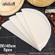 Isi 5 30cm 40cm Kain Alas Kukus Kukusan Roti Kue Bakpao Siomay Pangsit Dimsum Mantou