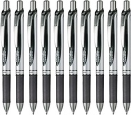 Pentel BL77-A EnerGel Ink Ballpoint Pen, 0.7 Black, 10 Pieces