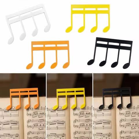 Music Bookmark 3D Printing Music Note Clamp Creative Portable Sheet Music Holder Stationery Universa
